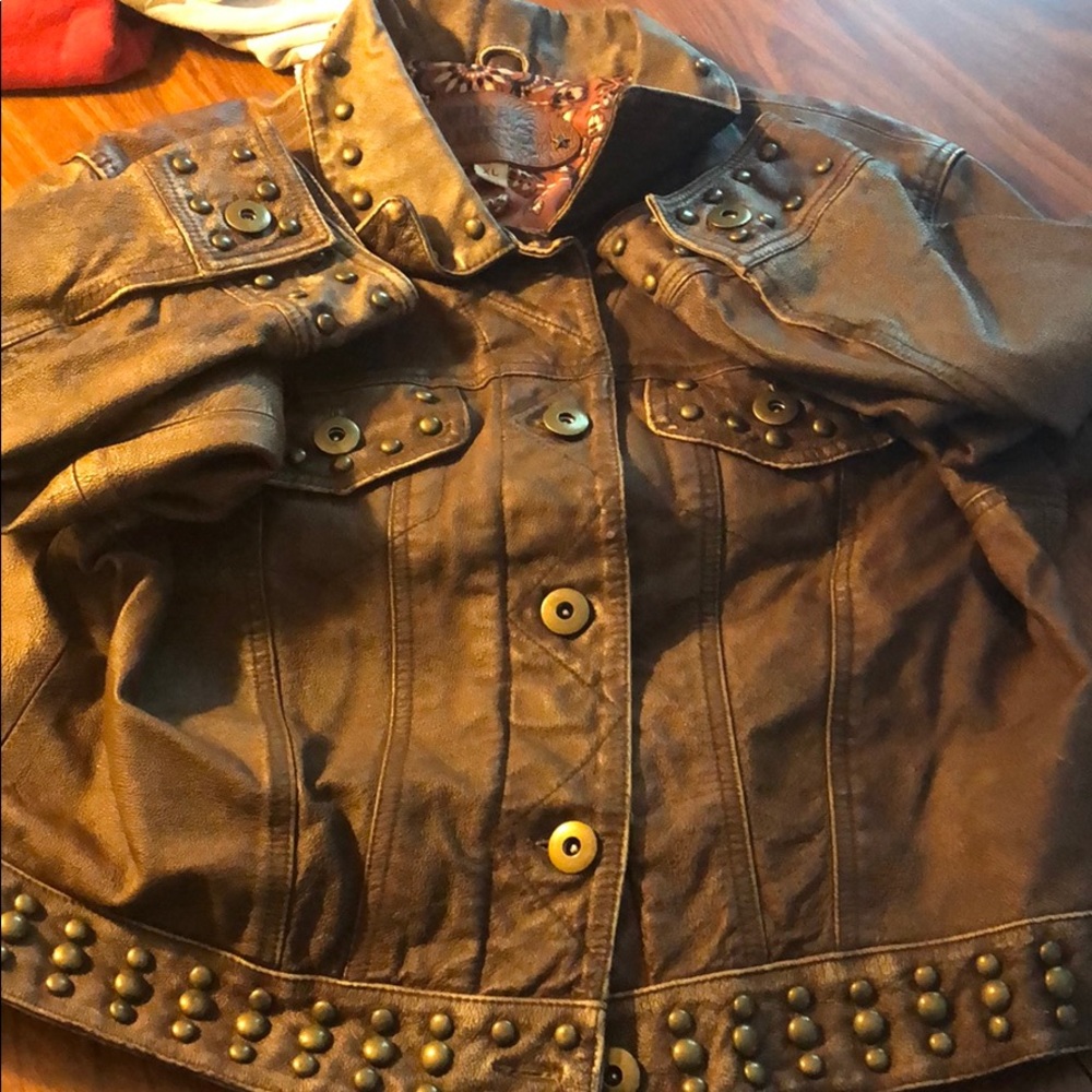 Leather jacket